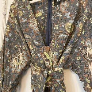Reformation Fuji Paisley Kimono Dress Vintage 4 (S/XS)